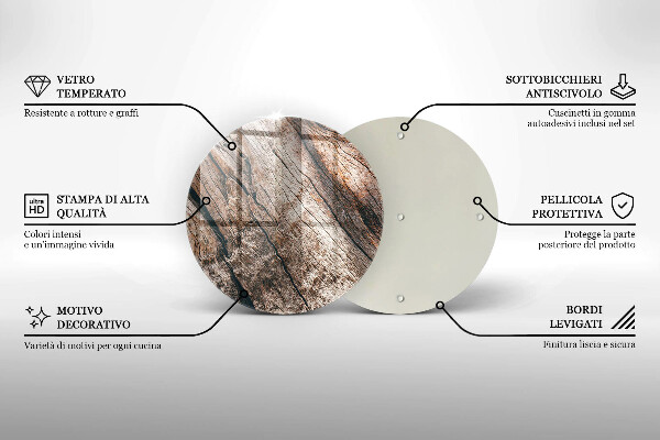 De vidrio templado Estructura de madera