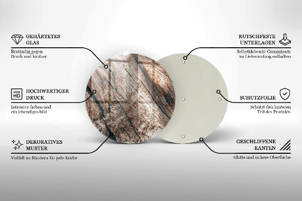 De vidrio templado Estructura de madera