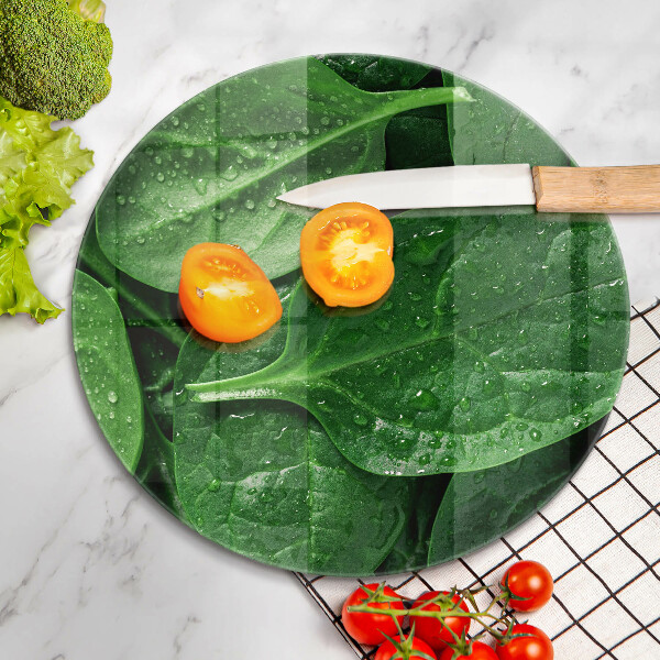 De vidrio templado Hojas de albahaca