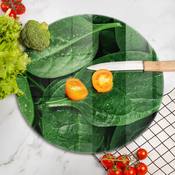 De vidrio templado Hojas de albahaca