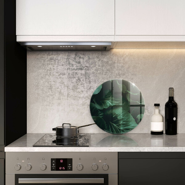 De vidrio templado Hojas oscuras salvajes