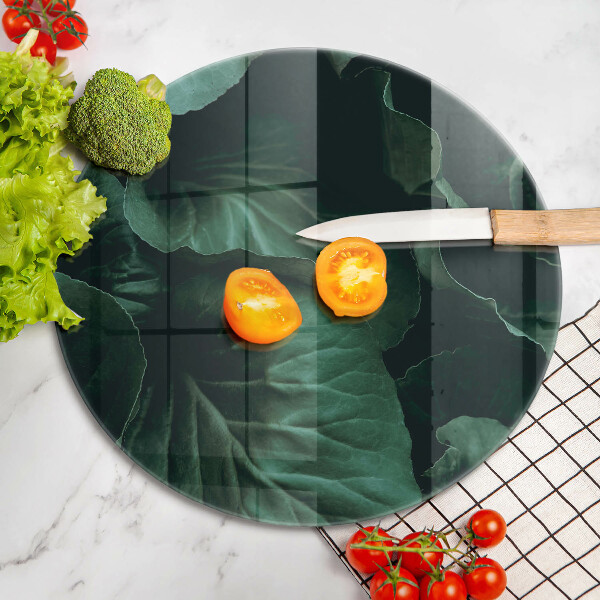 De vidrio templado Hojas oscuras salvajes