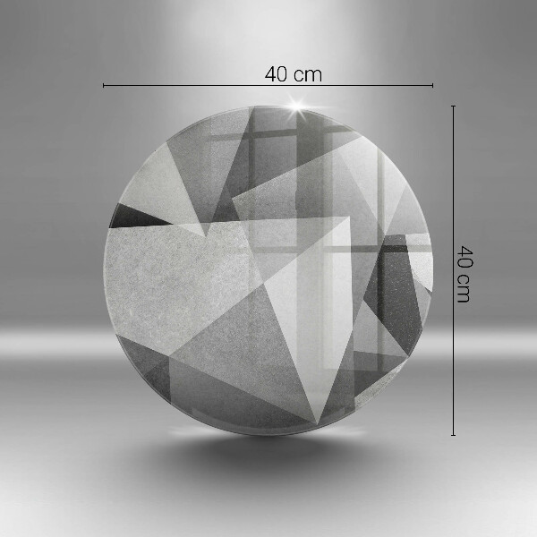 De vidrio templado Abstracción nítida concreta