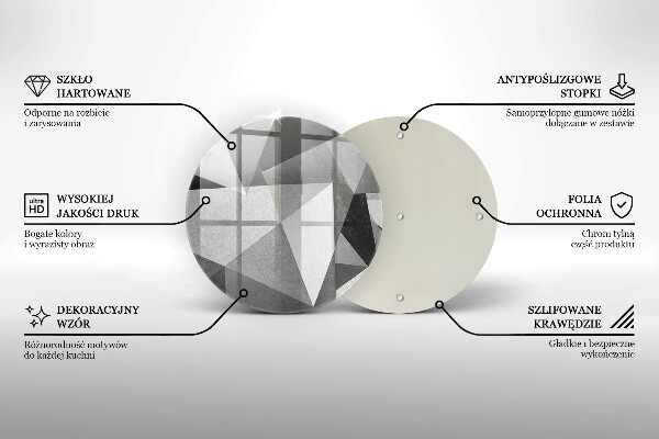 De vidrio templado Abstracción nítida concreta