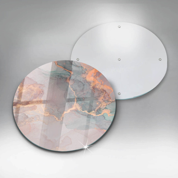 De vidrio templado Mármol con oro