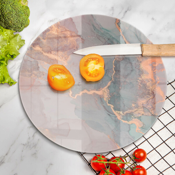 De vidrio templado Mármol con oro