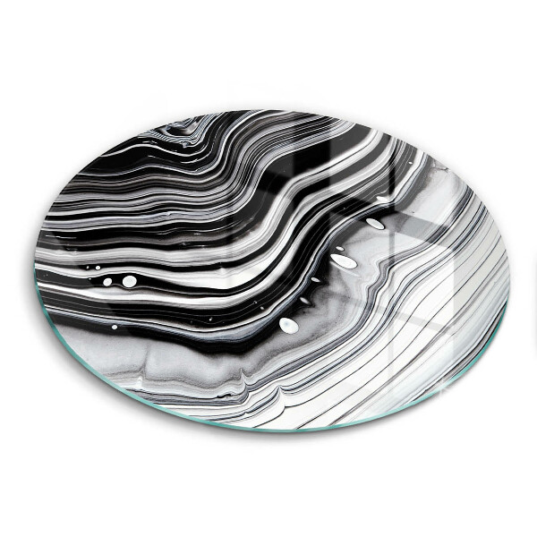 De vidrio templado Abstracción de tinta