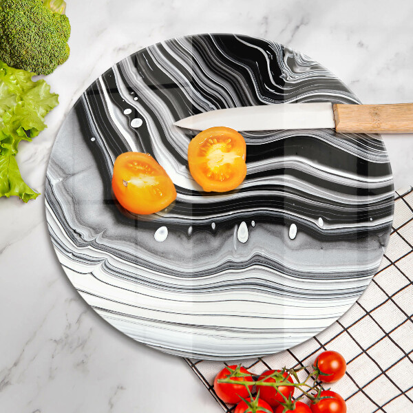 De vidrio templado Abstracción de tinta