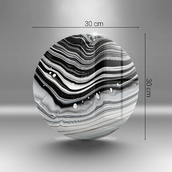 De vidrio templado Abstracción de tinta