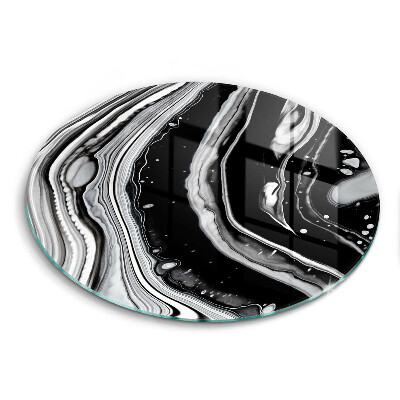 De vidrio templado Abstracción de tinta