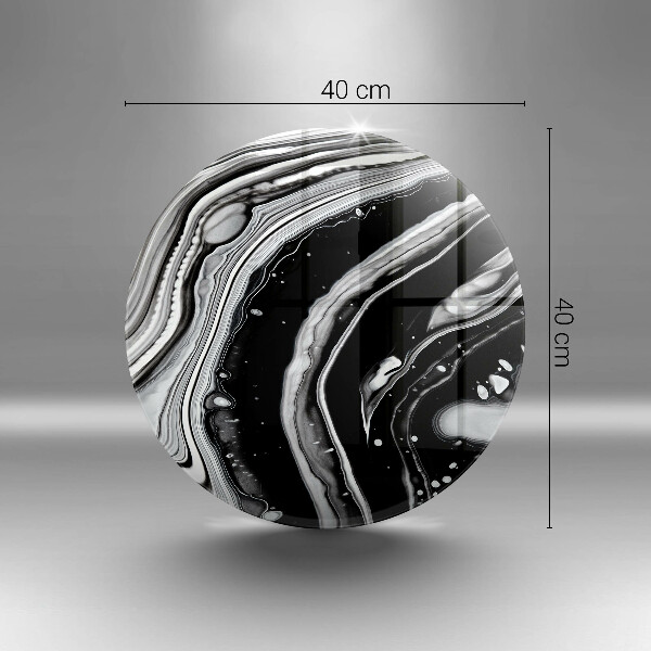 De vidrio templado Abstracción de tinta