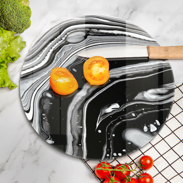 De vidrio templado Abstracción de tinta