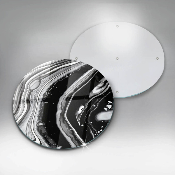 De vidrio templado Abstracción de tinta