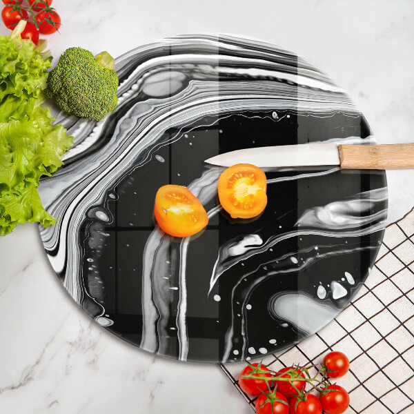 De vidrio templado Abstracción de tinta