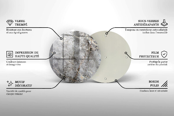 De vidrio templado Textura de piedra