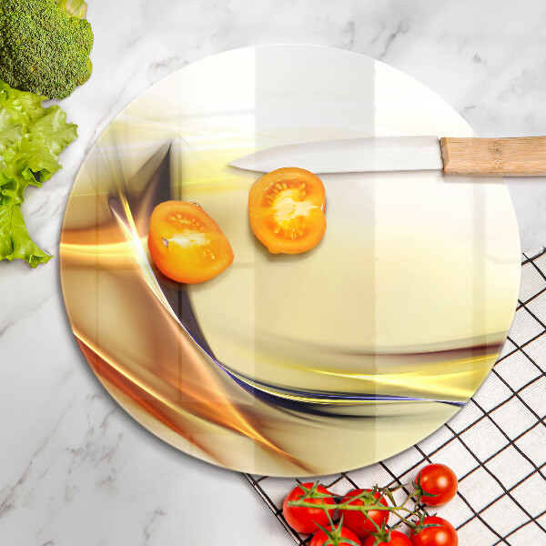 De vidrio templado Líneas abstractas de luz