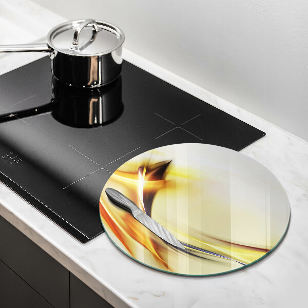 De vidrio templado Líneas abstractas de luz