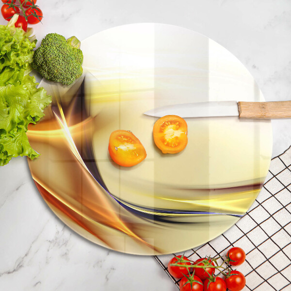 De vidrio templado Líneas abstractas de luz