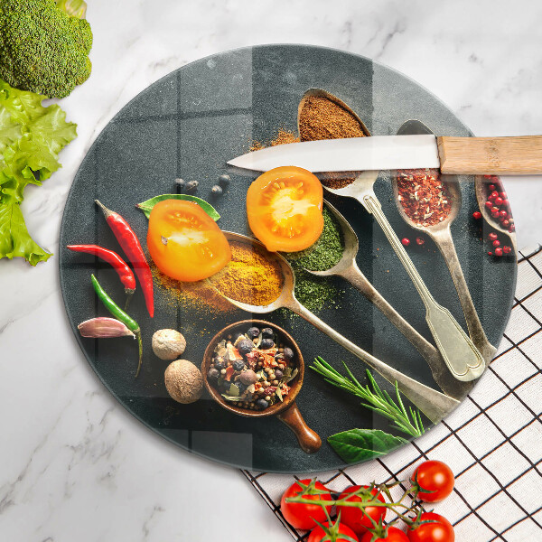 De vidrio templado Cucharas de cocina de especias