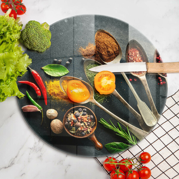 De vidrio templado Cucharas de cocina de especias