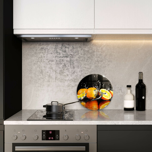 De vidrio templado Fruta jugosa de naranja