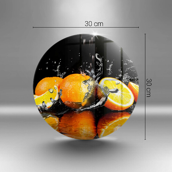 De vidrio templado Fruta jugosa de naranja