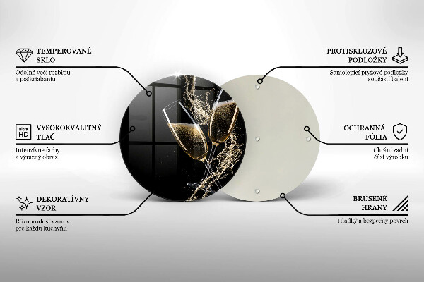 De vidrio templado Copas de champán