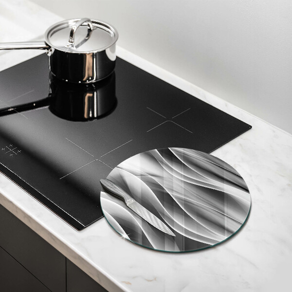 De vidrio templado Líneas suaves de abstracción