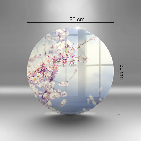 De vidrio templado Árbol floreciente
