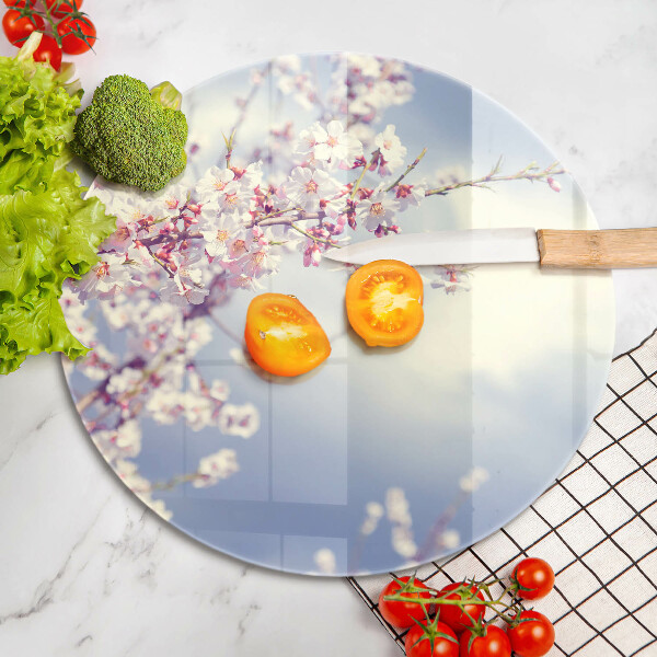 De vidrio templado Árbol floreciente