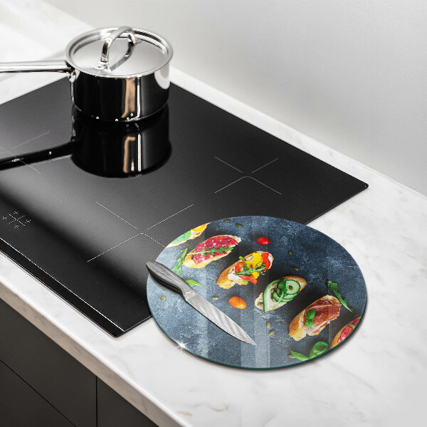 De vidrio templado Sándwiches coloridos