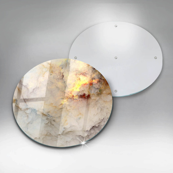 De vidrio templado Textura de mármol con oro