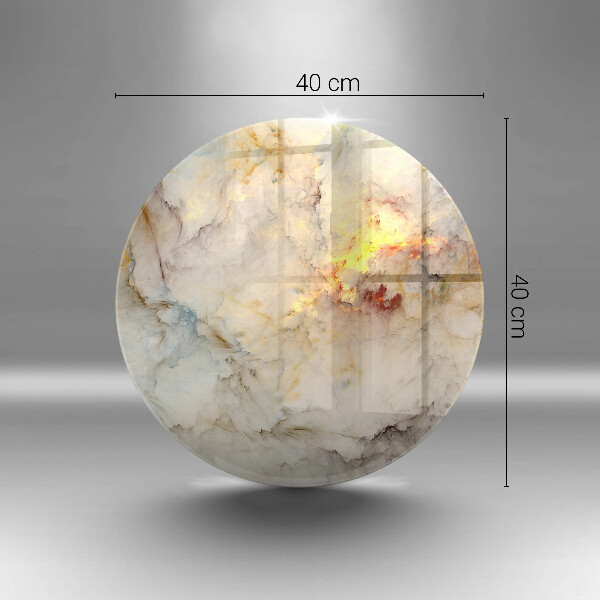 De vidrio templado Textura de mármol con oro