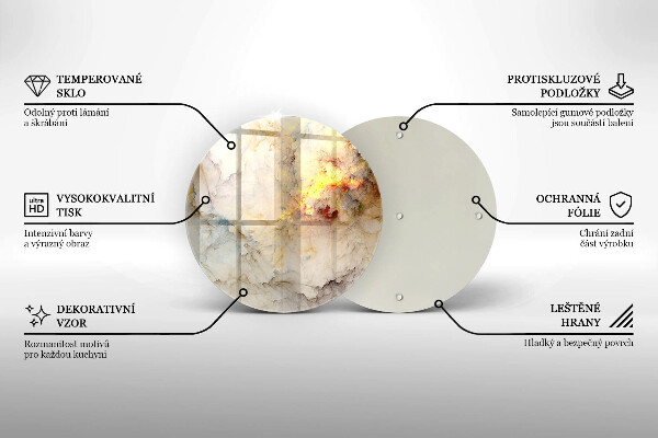 De vidrio templado Textura de mármol con oro