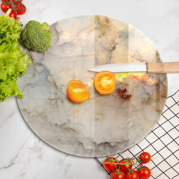 De vidrio templado Textura de mármol con oro