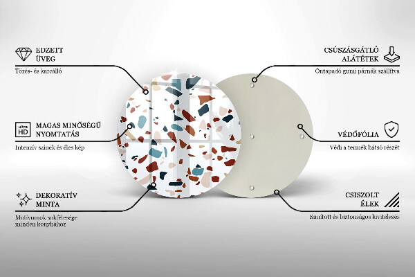 De vidrio templado Piedra decorativa