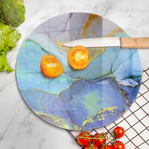 De vidrio templado Piedra dorada agrietada