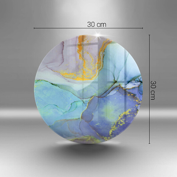 De vidrio templado Piedra dorada agrietada