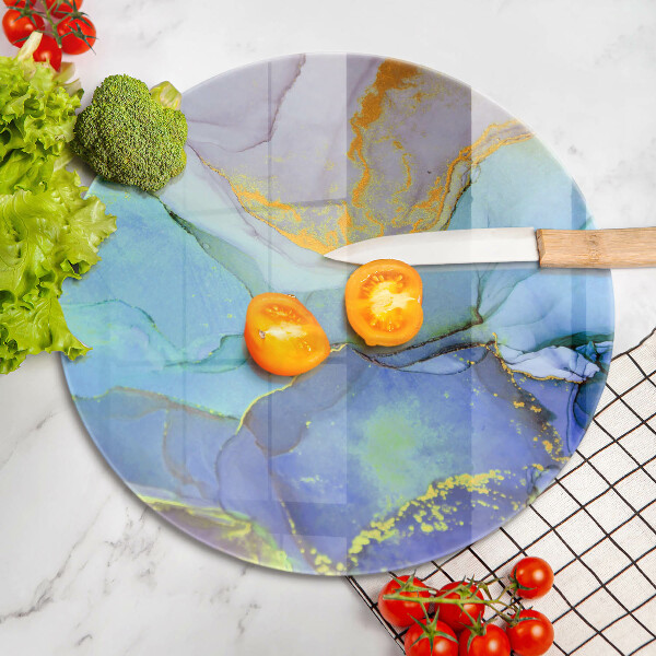 De vidrio templado Piedra dorada agrietada