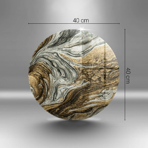 De vidrio templado Rica abstracción