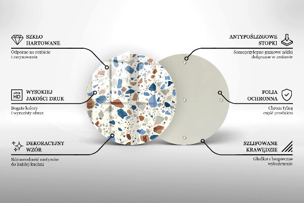 De vidrio templado Gres decorativo