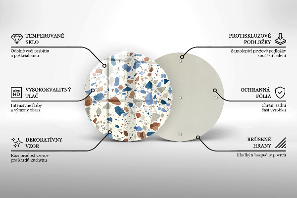 De vidrio templado Gres decorativo