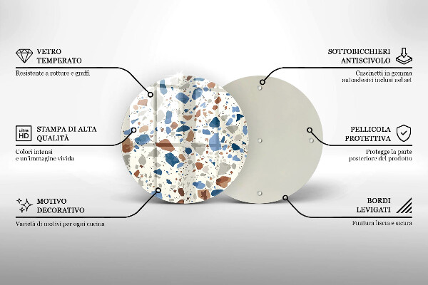 De vidrio templado Gres decorativo