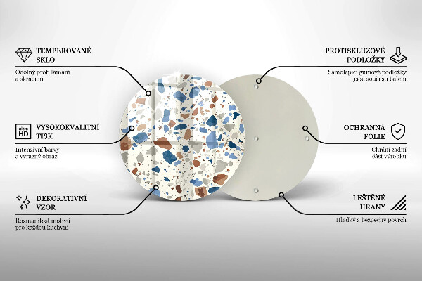 De vidrio templado Gres decorativo