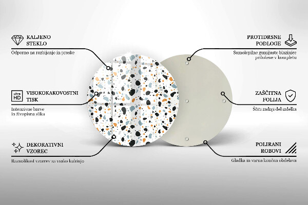 De vidrio templado Gres decorativo