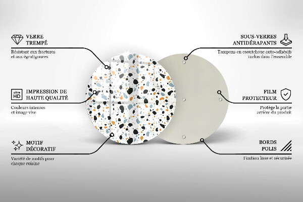 De vidrio templado Gres decorativo