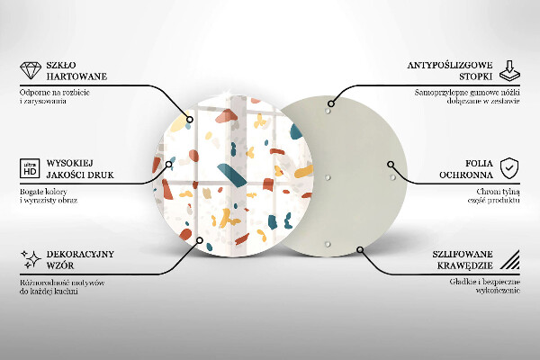 De vidrio templado Gres decorativo