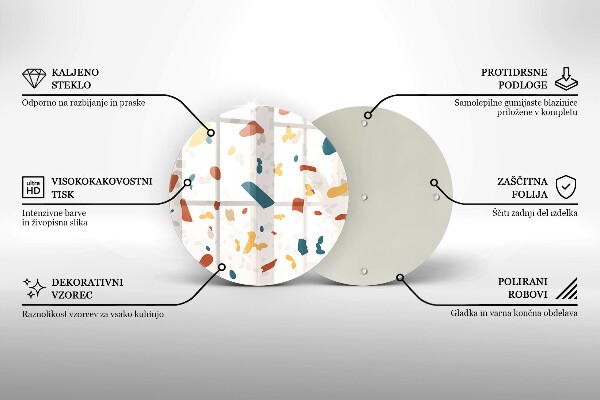 De vidrio templado Gres decorativo