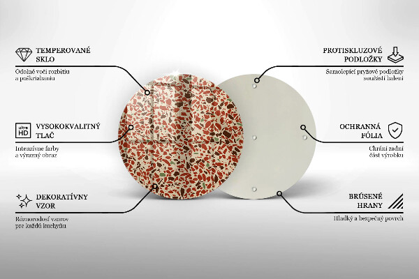 De vidrio templado Gres fino