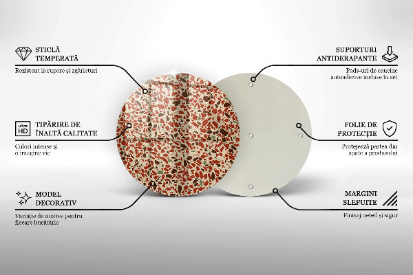 De vidrio templado Gres fino